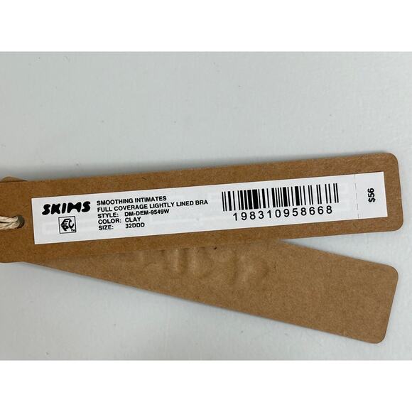 SKIMS NWT Smoothing Intimates Full Coverage Lightly Lined Bra - Clay Beige 32DDD - Picture 6 of 9